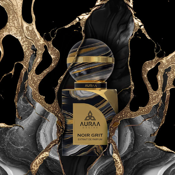 Noir Grit by Auraa Desire - Extrait de Parfum Unisex - 100 ml